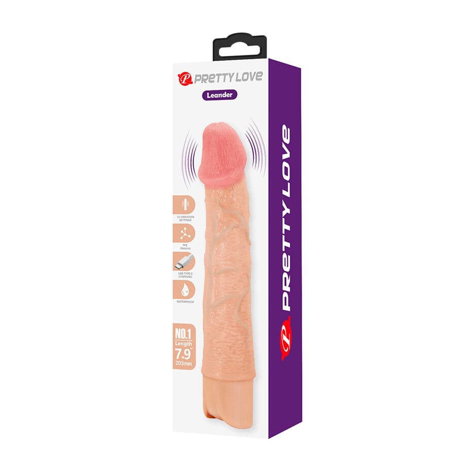 PRETTY LOVE - LEANDER FLEXIBLE REALISTIC VIBRATOR thumb 10