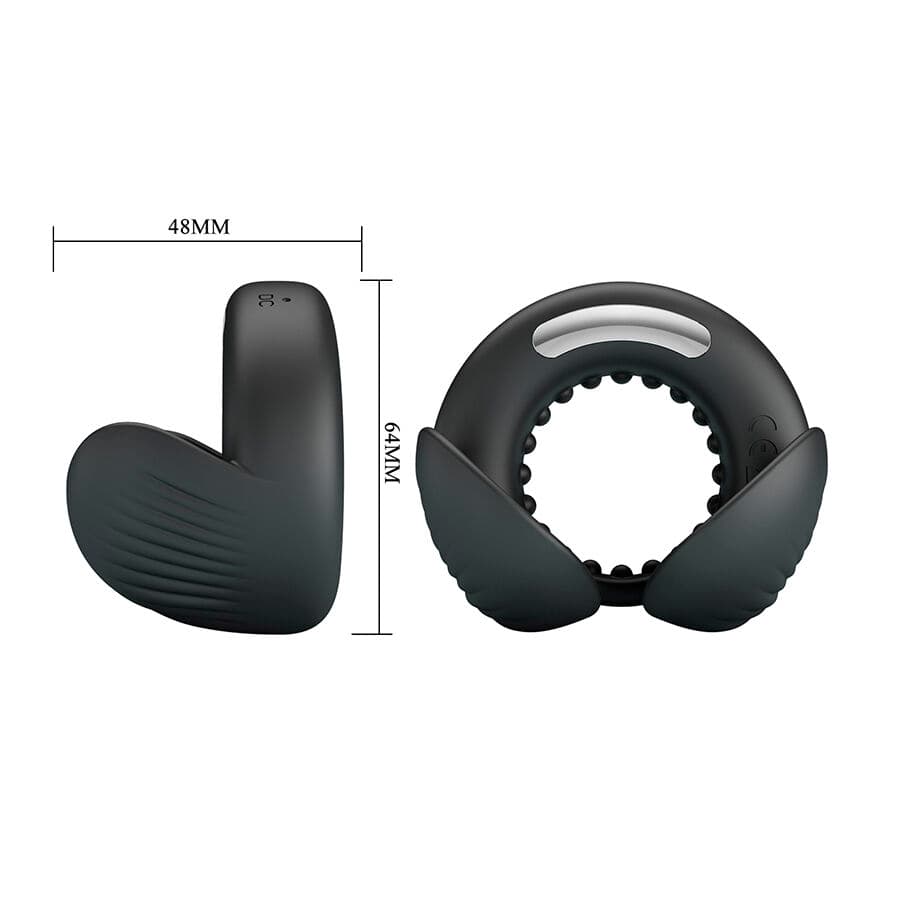PRETTY LOVE - QUENTIN PENIS RING WITH TESTICULAR STIMULATOR thumb 10