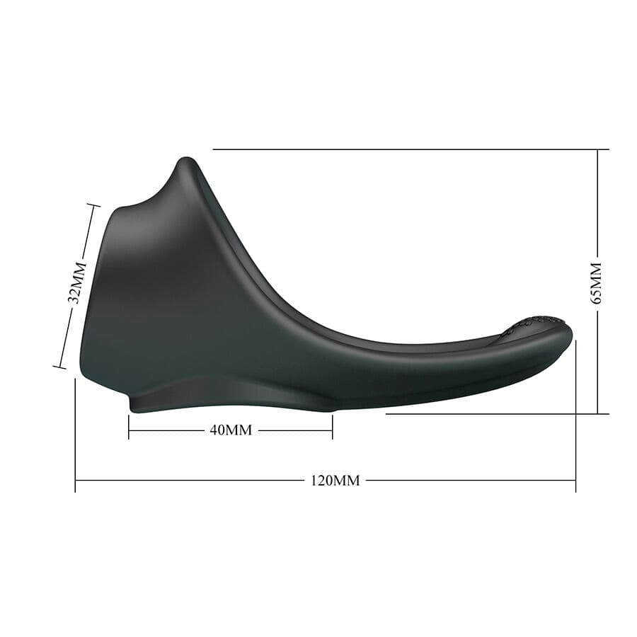 CRAZY BULL - ZADOK ERGONOMIC RING WITH PERINEAL STIMULATOR thumb 7