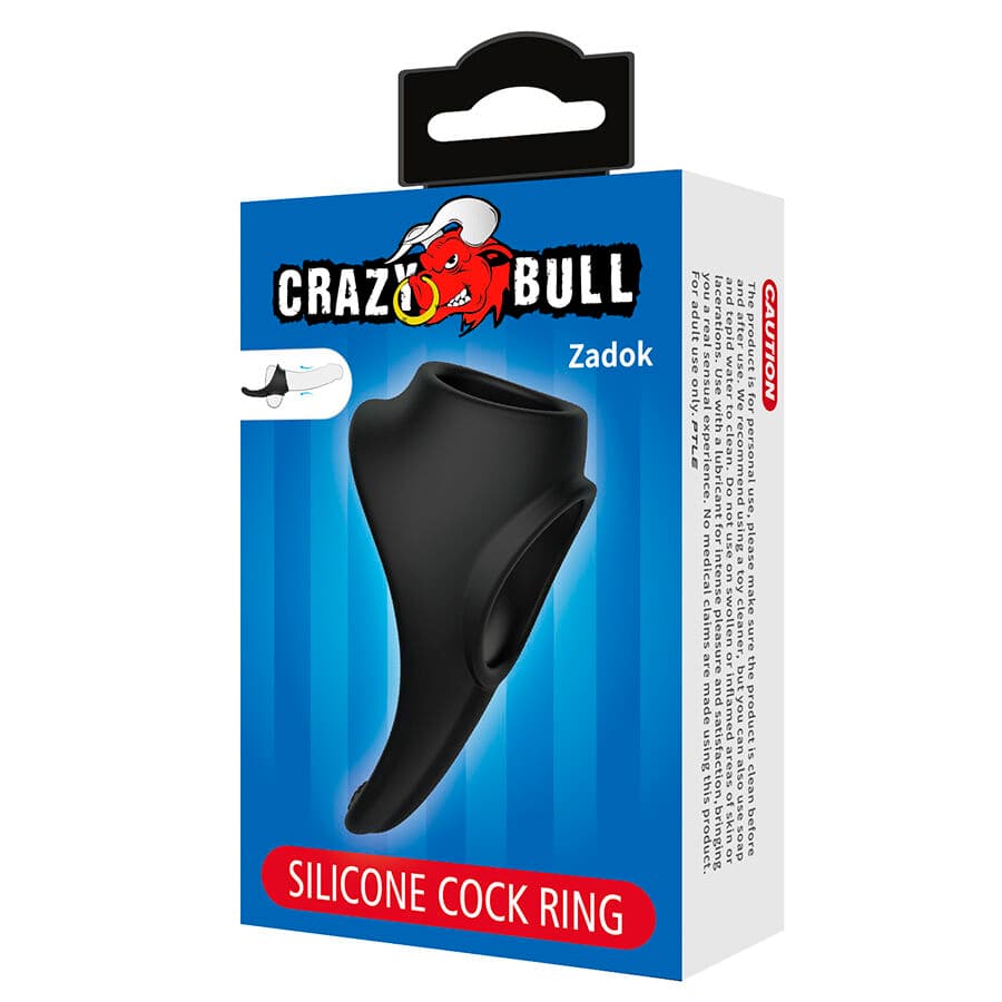 CRAZY BULL - ZADOK ERGONOMIC RING WITH PERINEAL STIMULATOR thumb 8