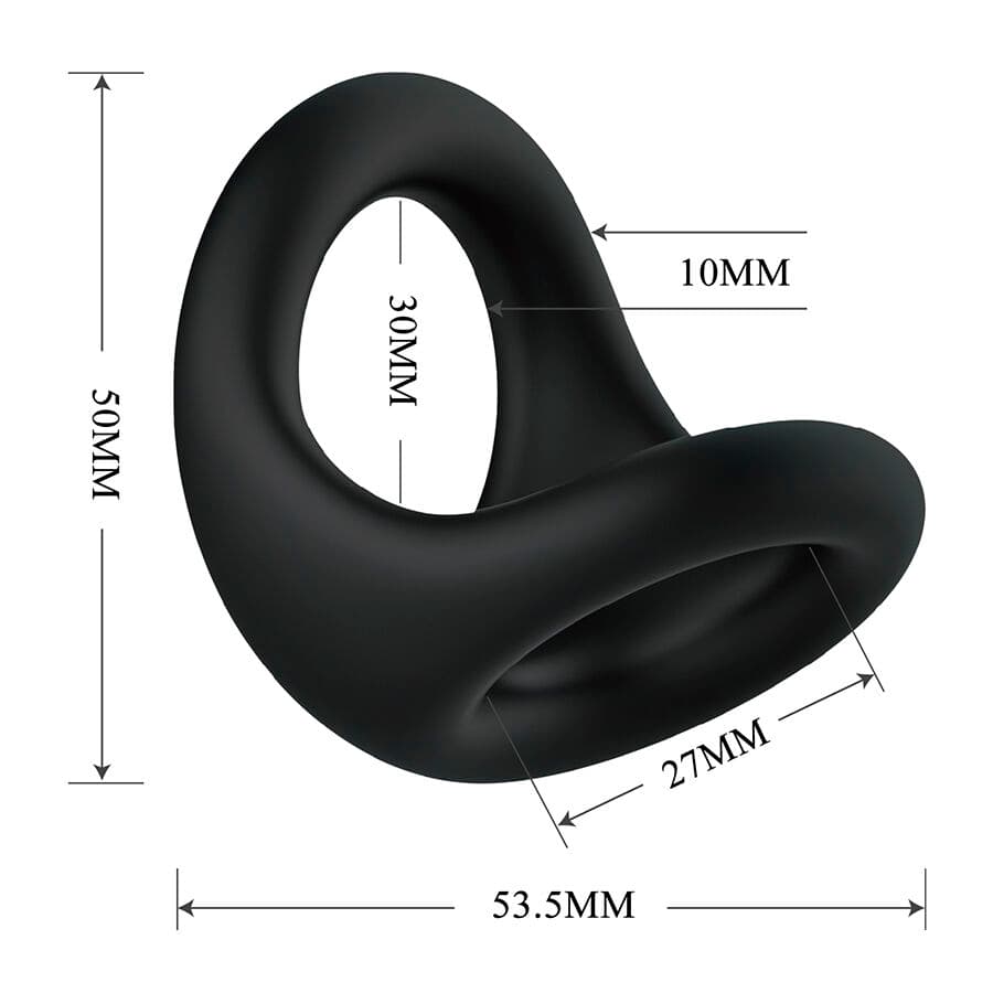 CRAZY BULL - NESTOR ERGONOMIC PENIS AND TESTICLE RING thumb 6