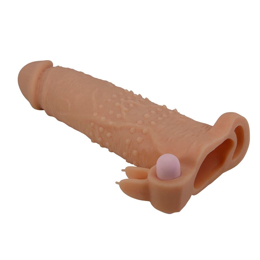 PRETTY LOVE - QUILLON PENIS SLEEVE WITH CLITORAL STIMULATOR AND VIBRATION thumb 3