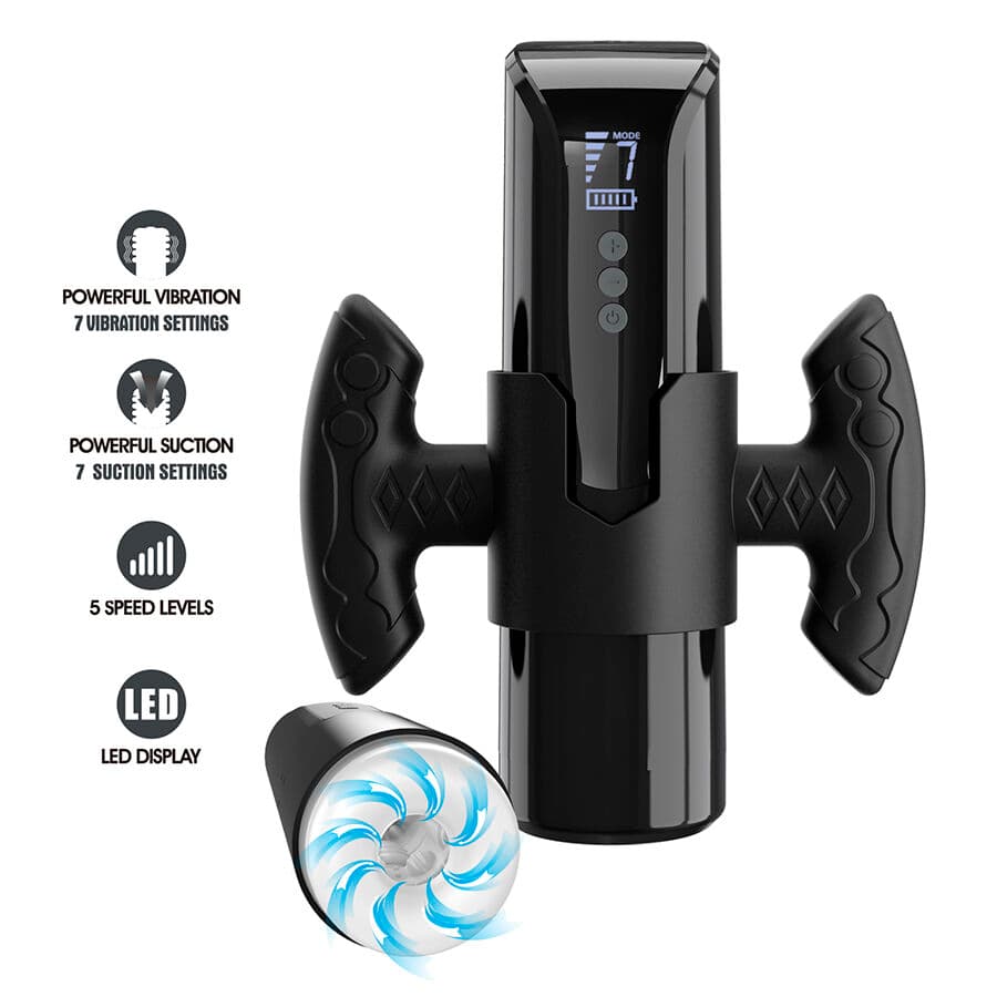 PRETTY LOVE - LARISSA SUCTION MASTURBATOR WITH VIBRATION + SUPPORT thumb 2