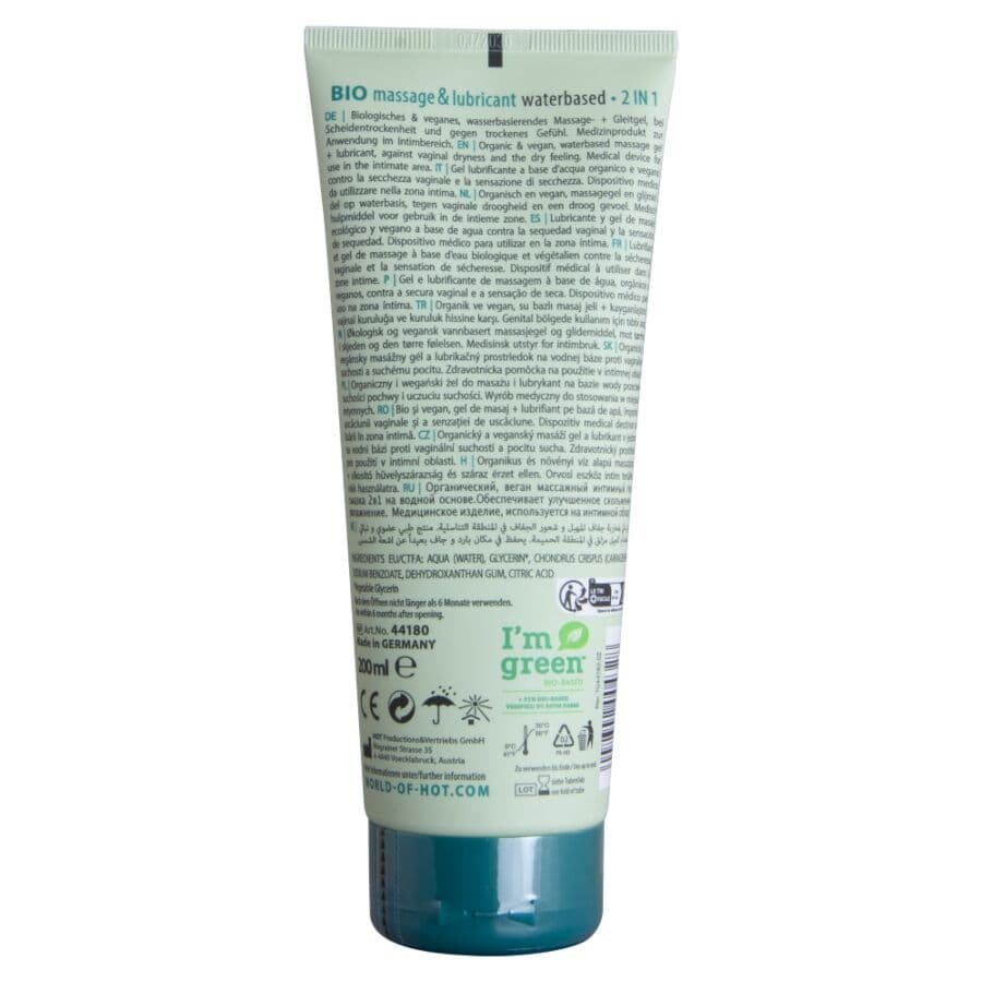 HOT - BIO MASSAGE & LUBRICANT WATERBASED 2 IN 1 200 ML thumb 2