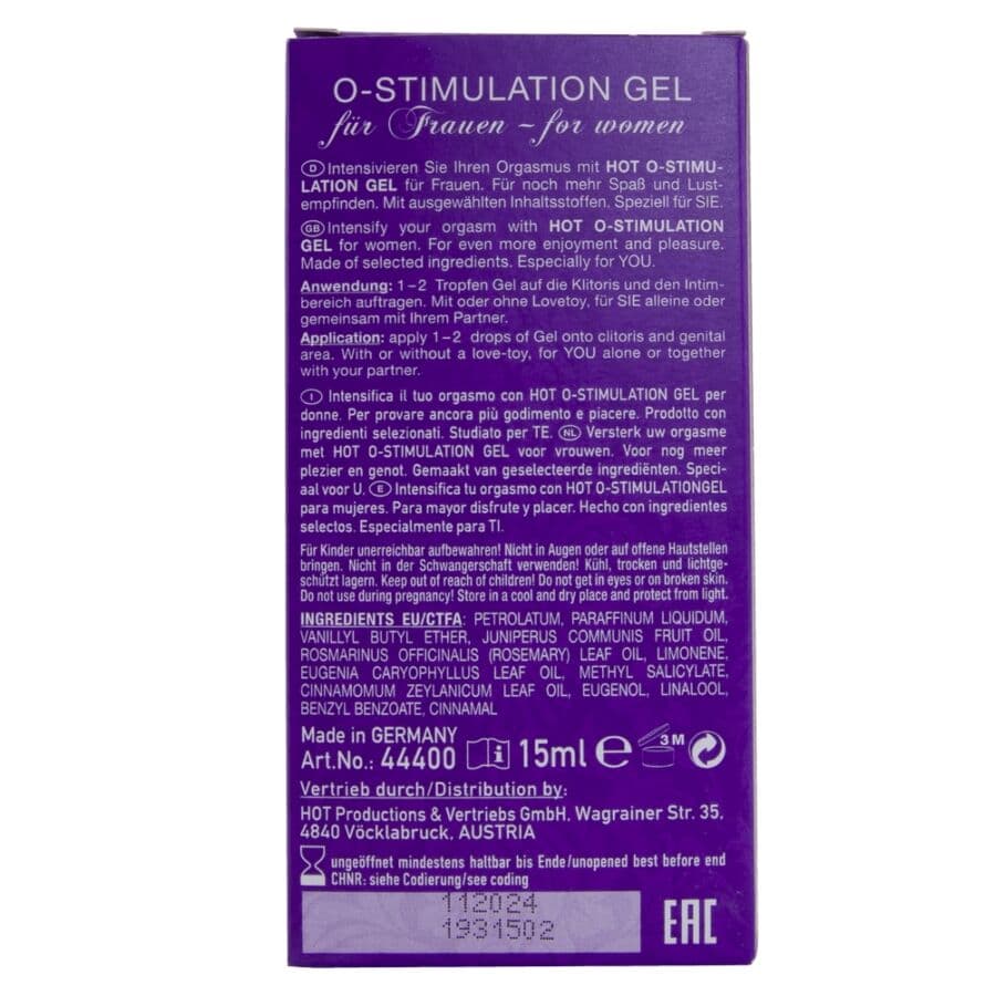 HOT - O-STIMULATION GEL FOR WOMEN 15 ML thumb 6