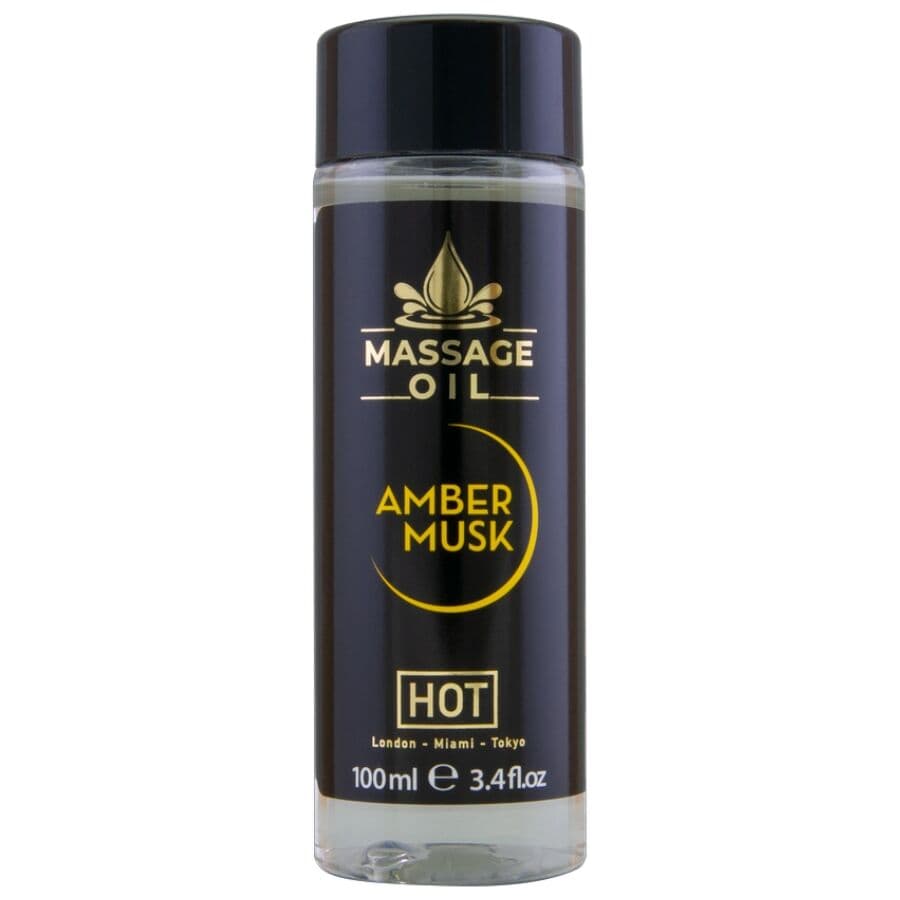 HOT - MASSAGE OIL AMBER & MUSK 100 ML