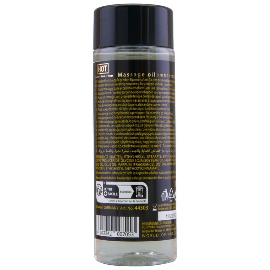 HOT - MASSAGE OIL AMBER & MUSK 100 ML thumb 2
