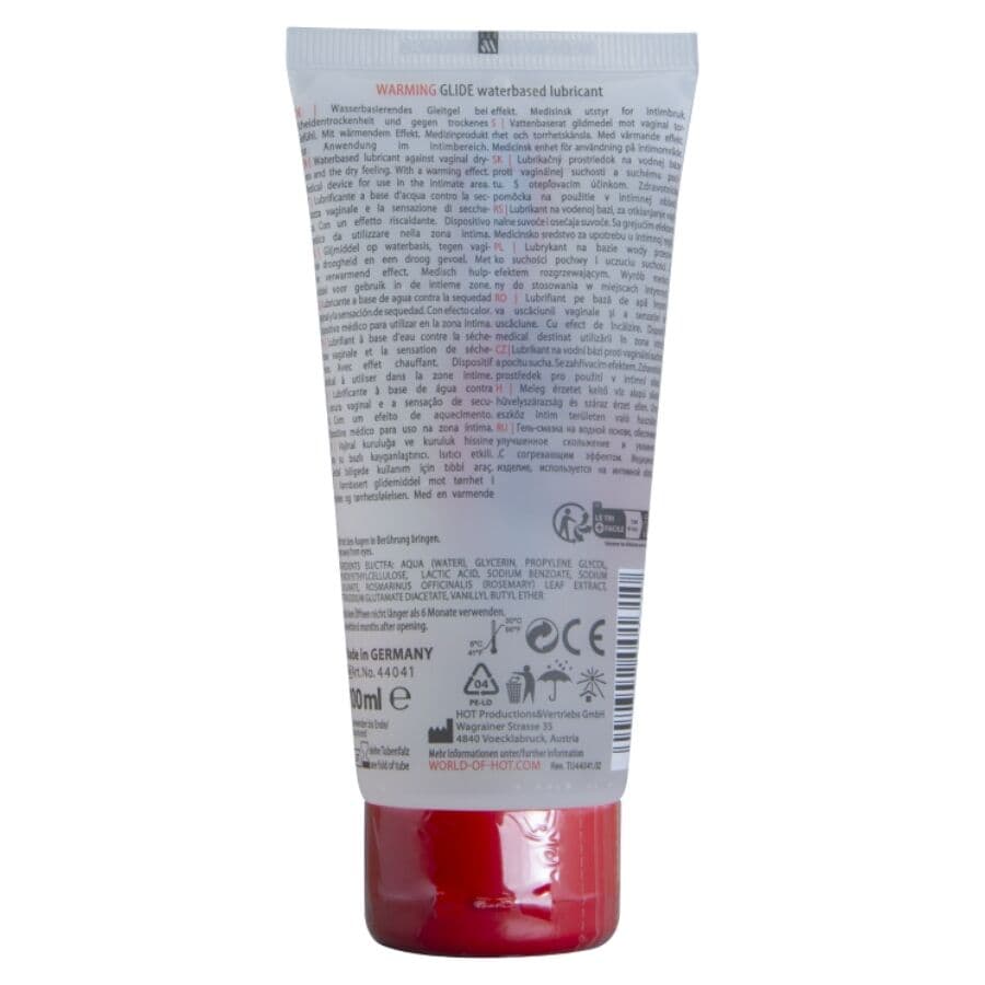 HOT - WARMING GLIDE LIQUID PLEASURE WATERBASED LUBRICANT 100 ML thumb 2