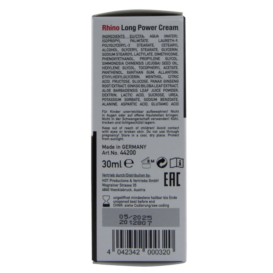 HOT - RHINO LONG POWER CREAM 30 ML thumb 5