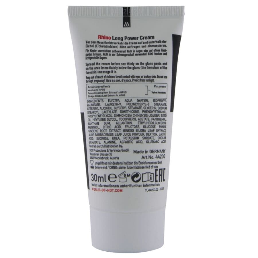 HOT - RHINO LONG POWER CREAM 30 ML thumb 3