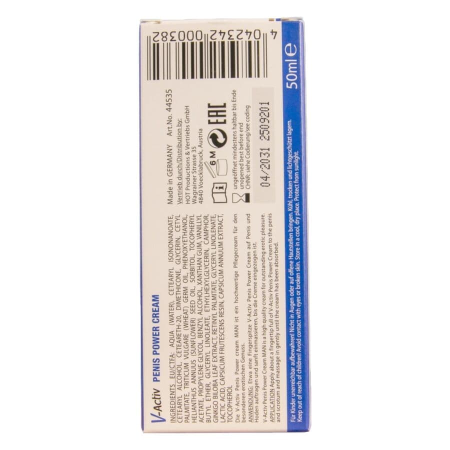 HOT - V-ACTIV PENIS POWER CREAM FOR MEN 50 ML thumb 6