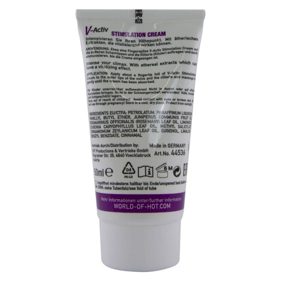 HOT - V-ACTIV STIMULATION CREAM FOR WOMEN 50 ML thumb 3