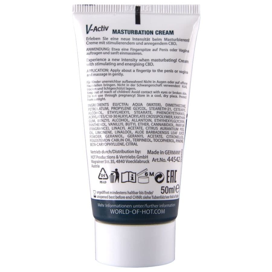 HOT - MASTURBATIONSCREME MIT CBD - UNISEX 100ML thumb 3