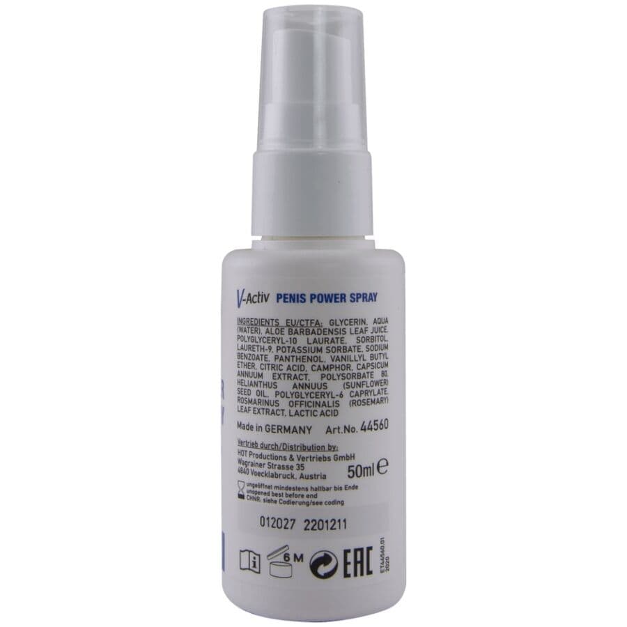 HOT - V-ACTIV PENIS POWER SPRAY FOR MEN 50 ML thumb 2