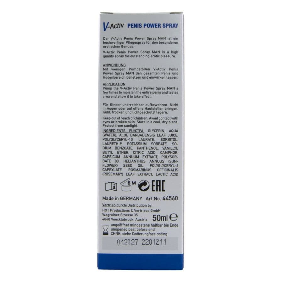 HOT - V-ACTIV PENIS POWER SPRAY FOR MEN 50 ML thumb 7