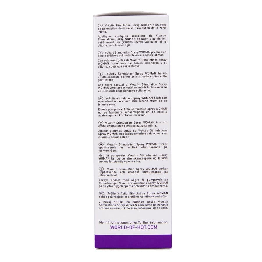 HOT - V-ACTIV STIMULATION SPRAY FOR WOMAN 50 ML thumb 6