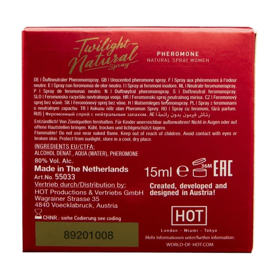 HOT - TWILIGHT PHEROMONE NATURAL WOMEN 15 ML thumb 2