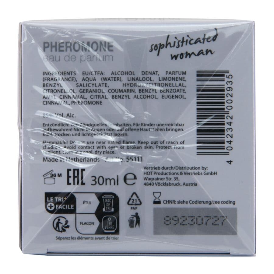 HOT - PHEROMONE PERFUME LONDON SOPHISTICATED WOMAN 30 ML thumb 6