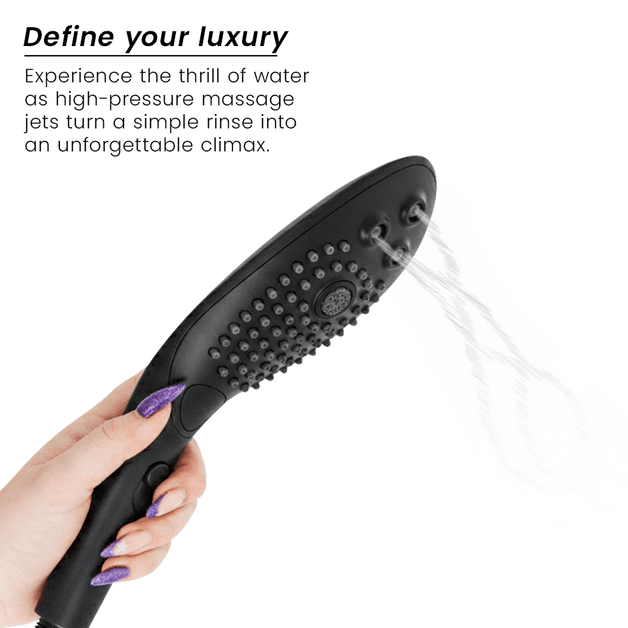 WOMANIZER - WAVE CLITORAL STIMULATING SHOWER HEAD BLACK thumb 3