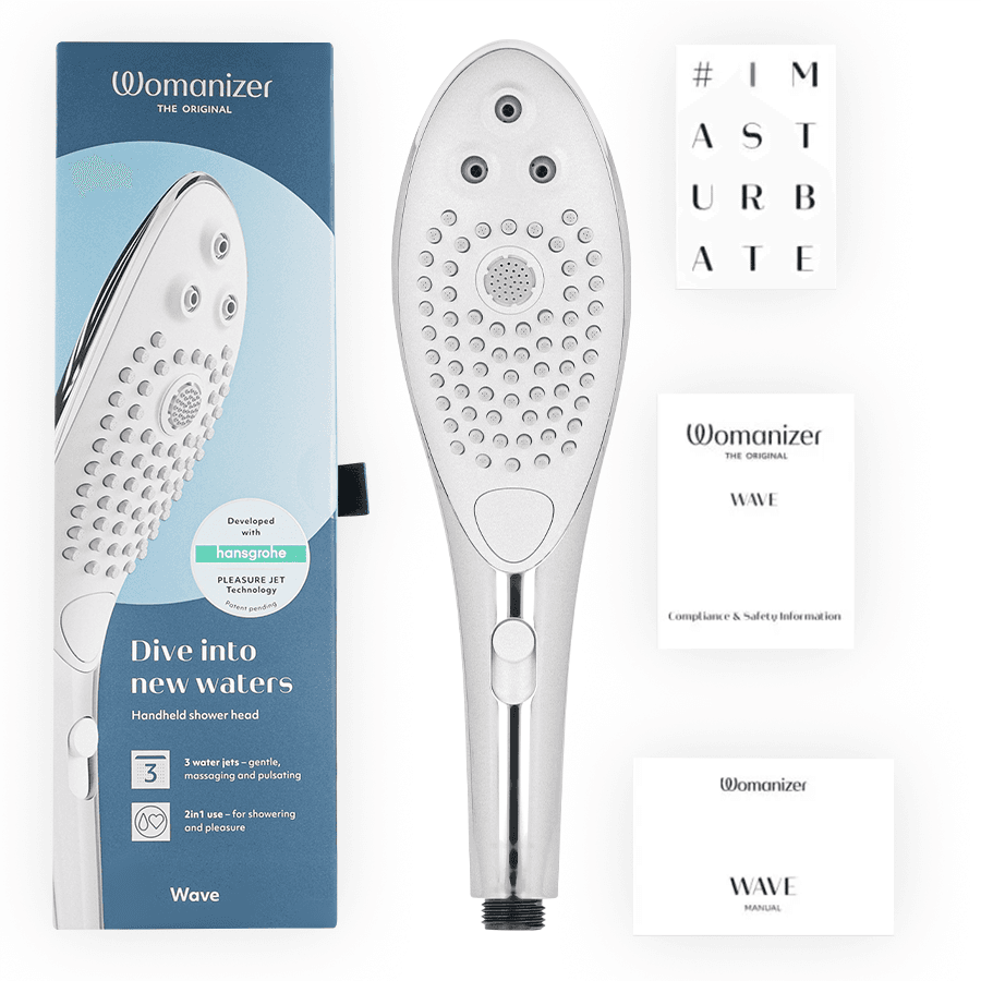 WOMANIZER - WAVE CLITORAL STIMULATING SHOWER HEAD CHROME thumb 6