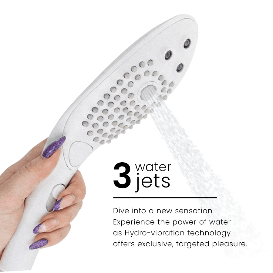 WOMANIZER - WAVE CLITORAL STIMULATING SHOWER HEAD WHITE thumb 5