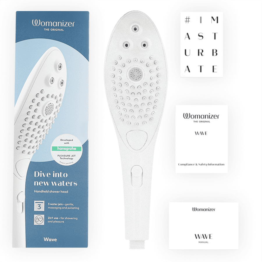 WOMANIZER - WAVE CLITORAL STIMULATING SHOWER HEAD WHITE thumb 6