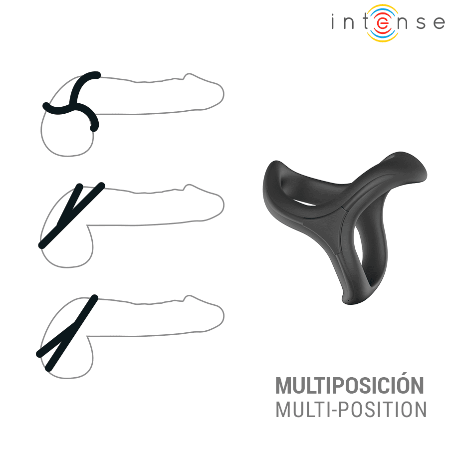 INTENSE - ALFIE ADJUSTABLE TRIPLE PENIS RING MODEL 6 thumb 3
