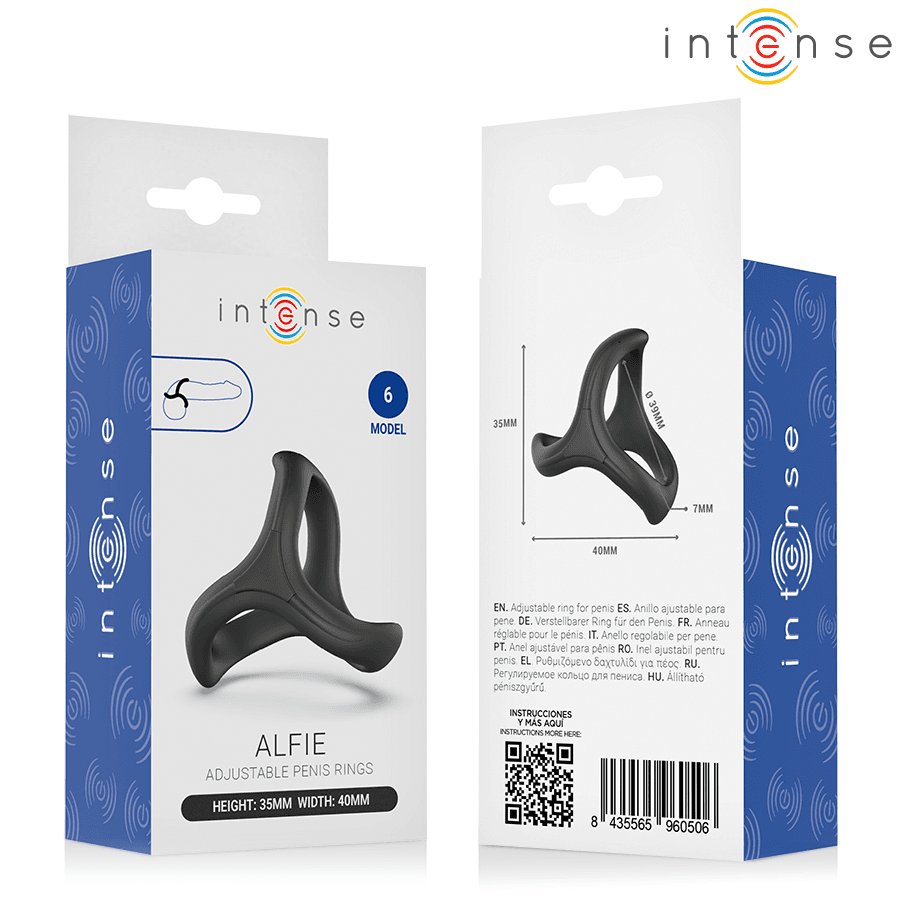 INTENSE - ALFIE ADJUSTABLE TRIPLE PENIS RING MODEL 6 thumb 5