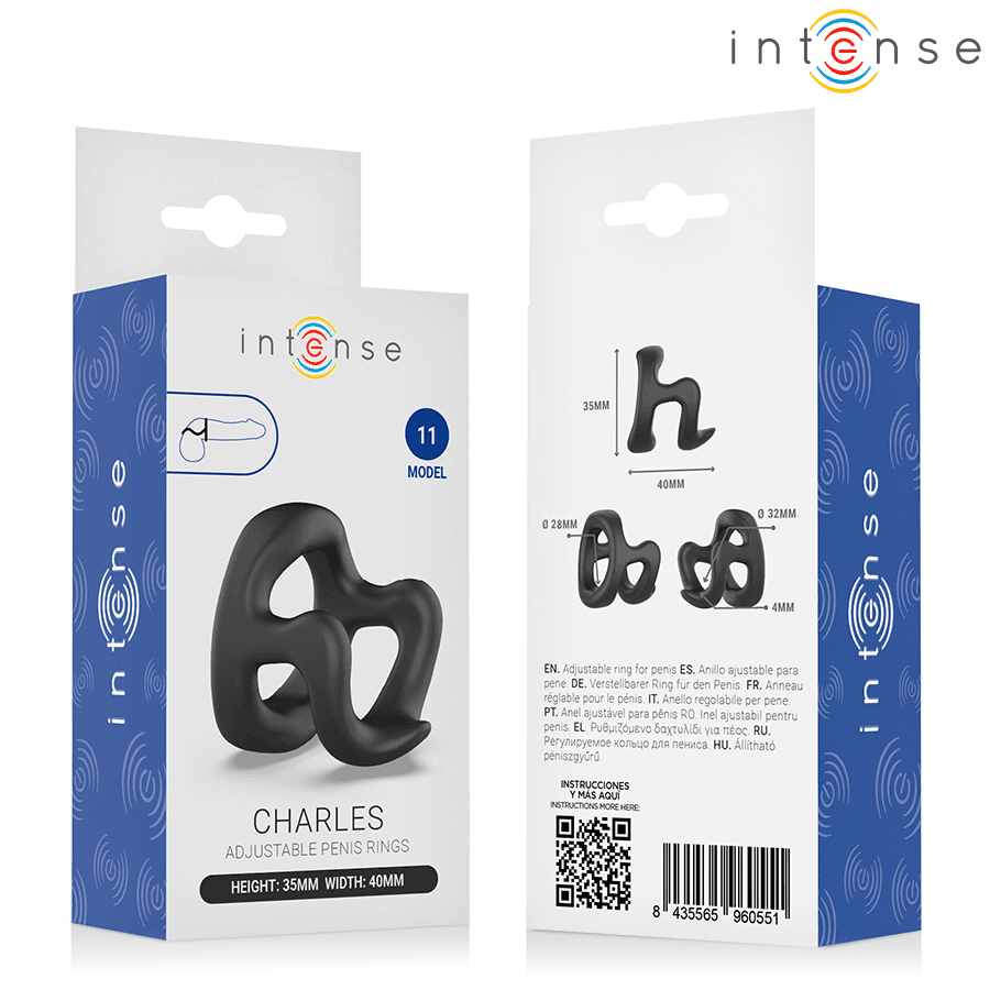 INTENSE - CHARLES ADJUSTABLE PENIS RING MODEL 11 thumb 6