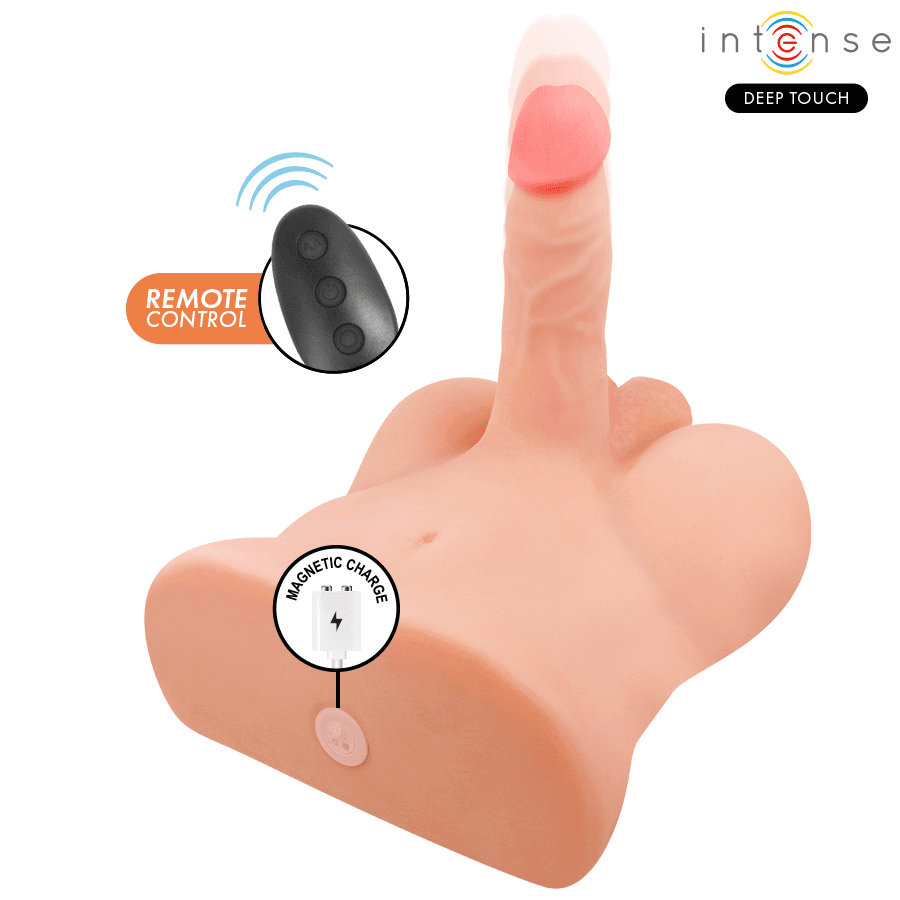 INTENSE DEEP TOUCH - DAMIEN TORSO WITH REALISTIC DILDO WITH PUSHING AND VIBRATION REMOTE CONTROL 3.5 KG thumb 8