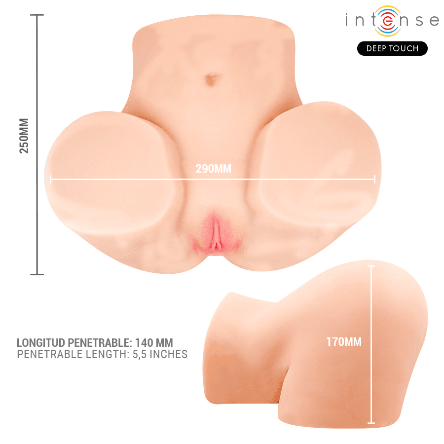 INTENSE DEEP TOUCH - GINGER VAGINAL MASTURBATOR WITH SUCTION, HEAT, VIBRATION AND VOICE EFFECTS WITH REMOTE CONTROL 5.3 KG thumb 5