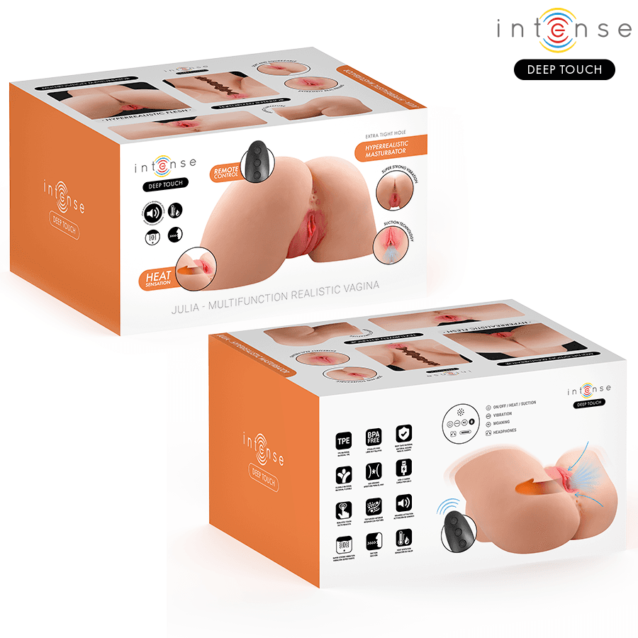 INTENSE DEEP TOUCH - JULIA VAGINAL MASTURBATOR WITH SUCTION, HEAT, VIBRATION AND VOICE EFFECTS WITH REMOTE CONTROL 9 KG thumb 10