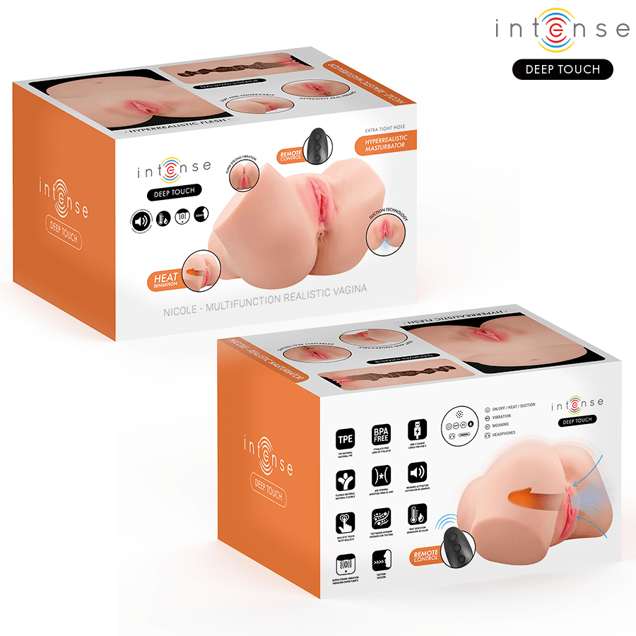 INTENSE DEEP TOUCH - NICOLE VAGINAL MASTURBATOR WITH SUCTION, HEAT, VIBRATION AND VOICE EFFECTS WITH REMOTE CONTROL 5.3 KG thumb 3