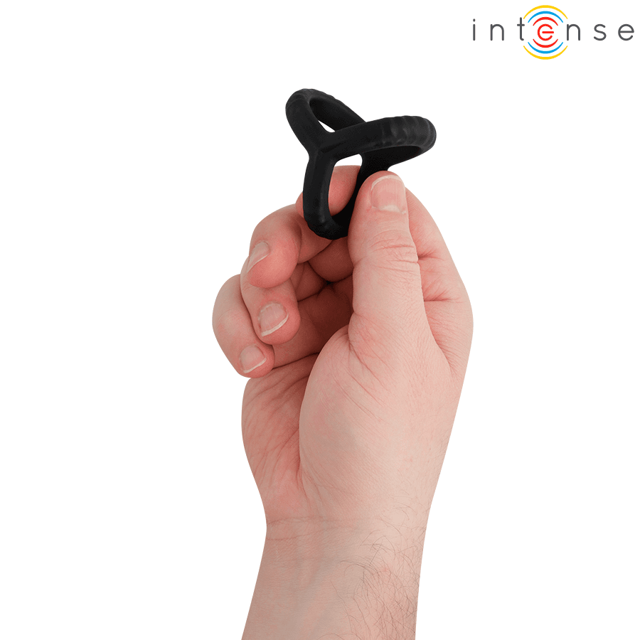 INTENSE - JOHN ADJUSTABLE TRIPLE PENIS RING MODEL 4 thumb 2