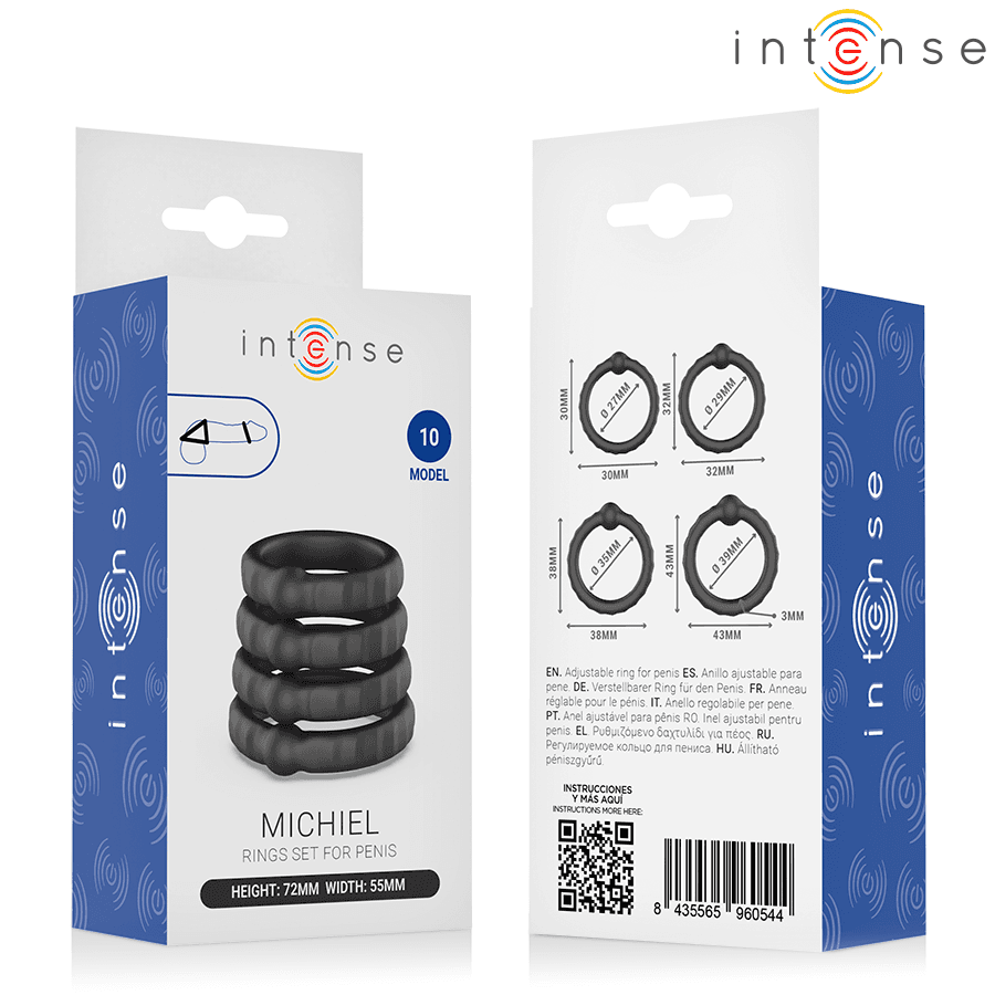 INTENSE - MICHIEL SET OF 4 PENIS RINGS MODEL 10 thumb 6