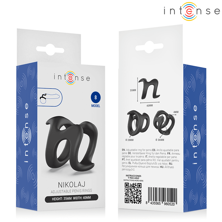INTENSE - NIKOLAJ ADJUSTABLE PENIS RING MODEL 8 thumb 6