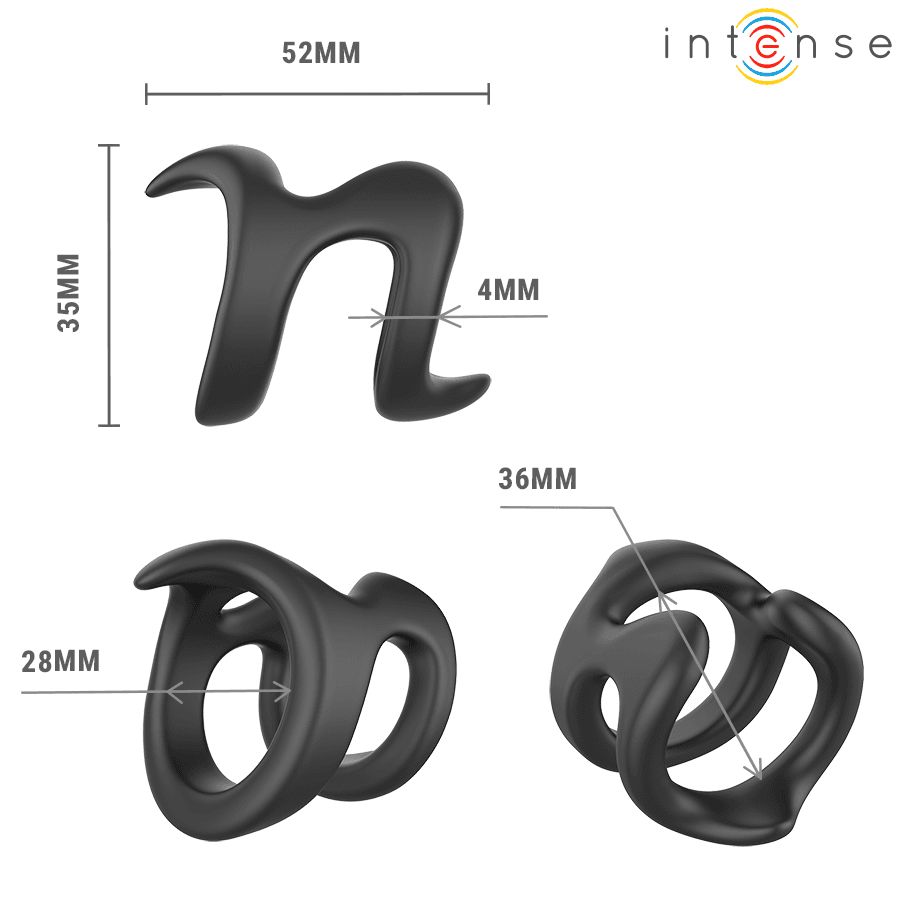 INTENSE - NIKOLAJ ADJUSTABLE PENIS RING MODEL 8 thumb 5