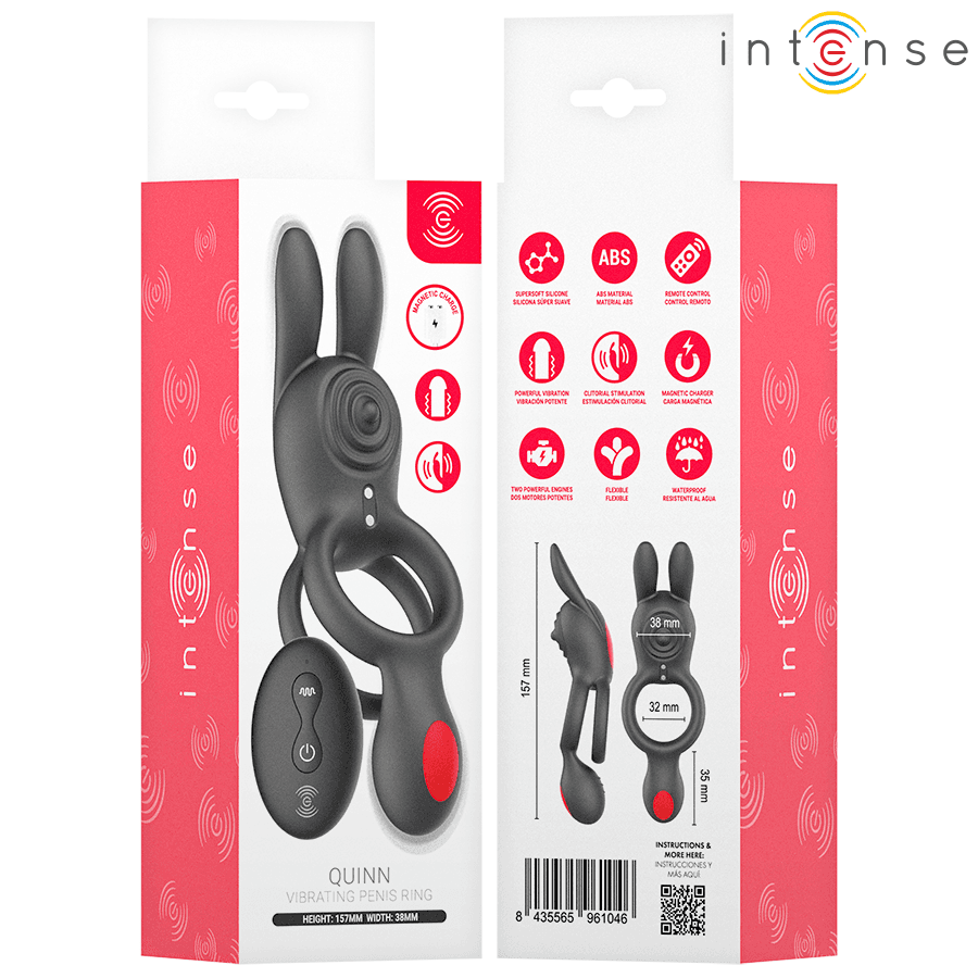 INTENSE - QUINN DOUBLE VIBRATION RING REMOTE CONTROL thumb 4