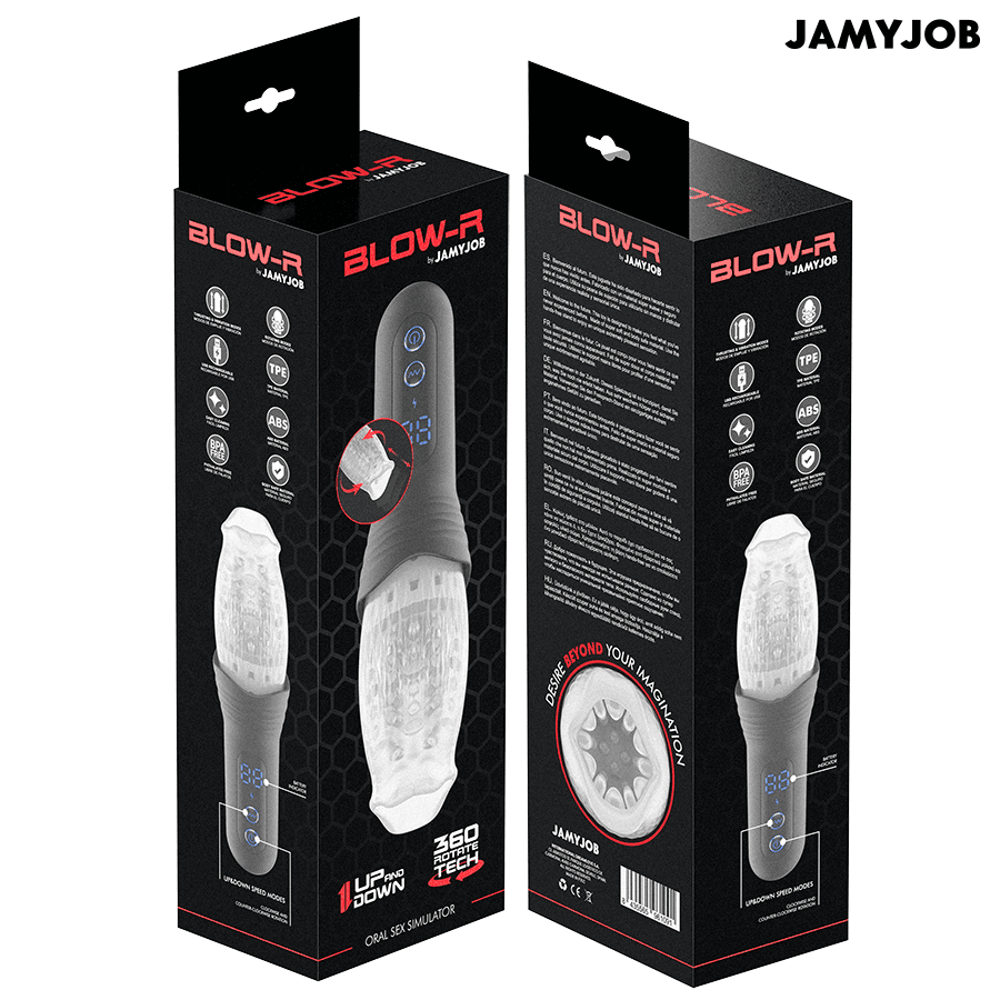 JAMYJOB - BLOW-R MASTURBATOR WITH THRUSTING AND ROTATION thumb 6