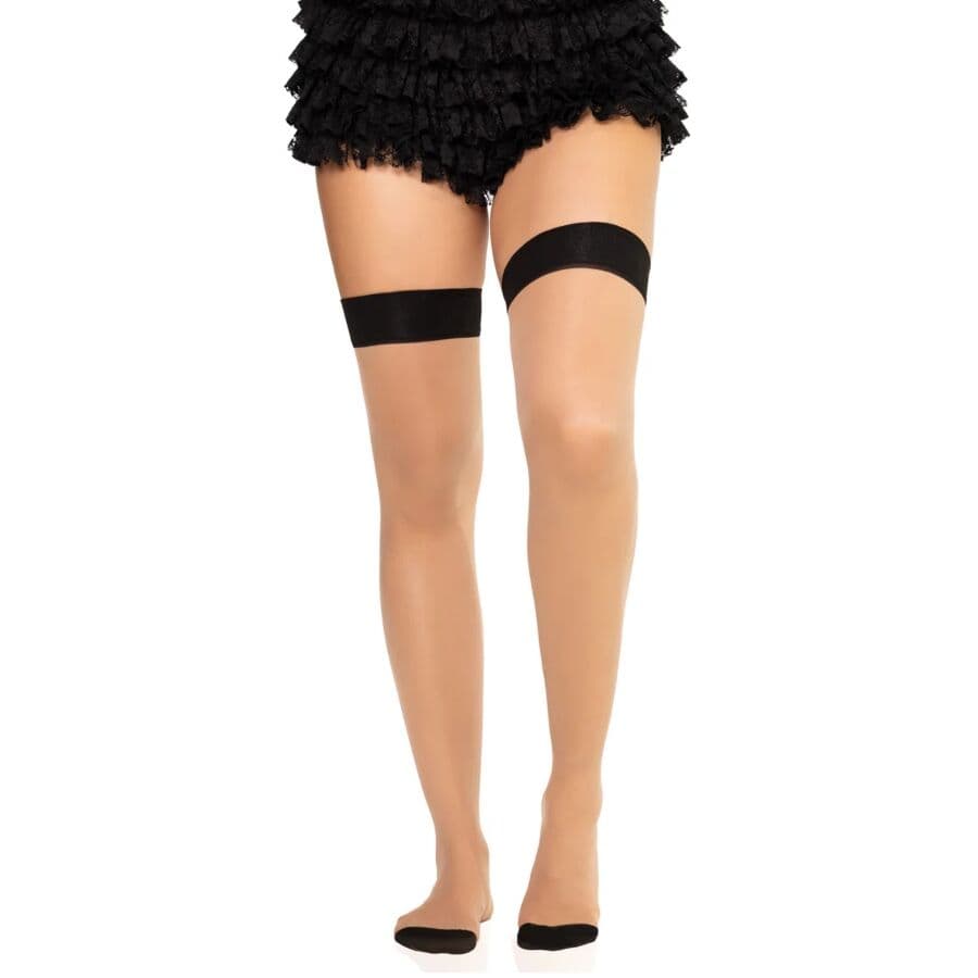 LEG AVENUE - 1963 SPANDEX BACKSEAM STOCKINGS BLACK - ONE SIZE thumb 5
