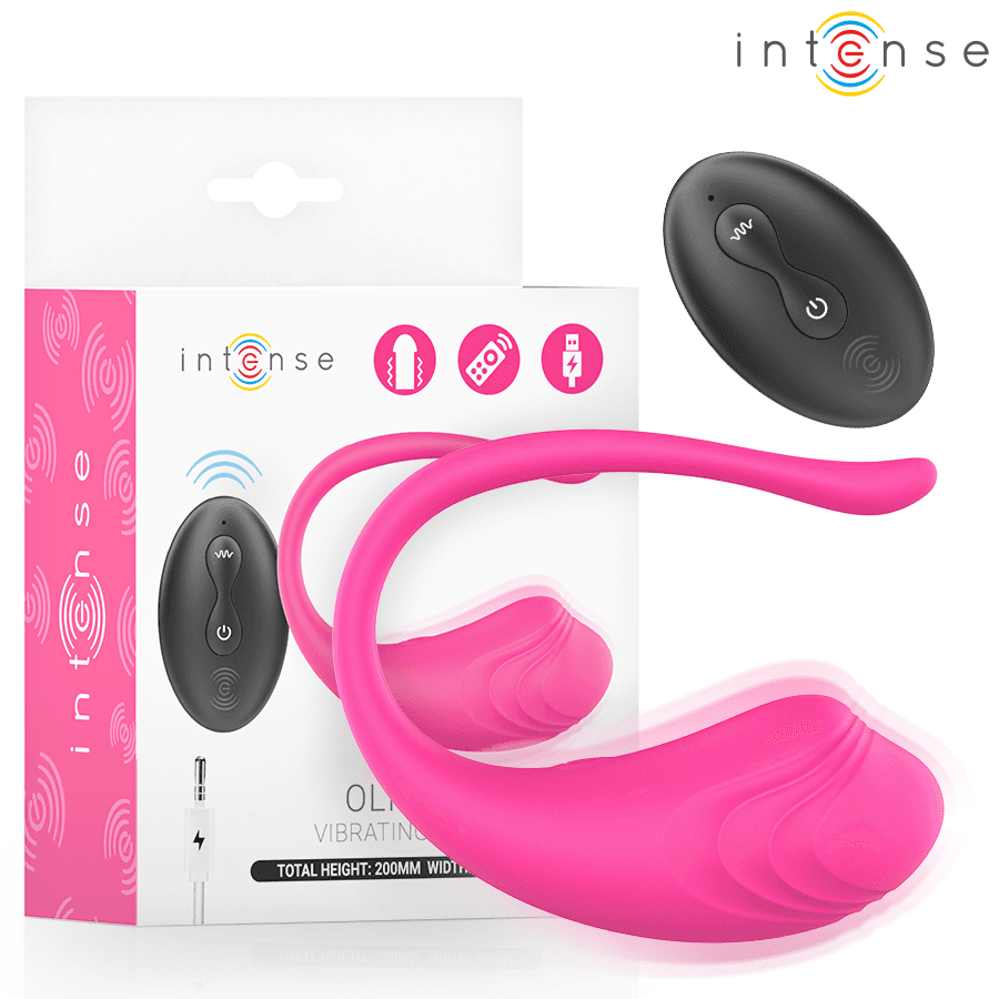 INTENSE - OLIVIA PINK VIBRATING EGG WITH REMOTE CONTROL thumb 1