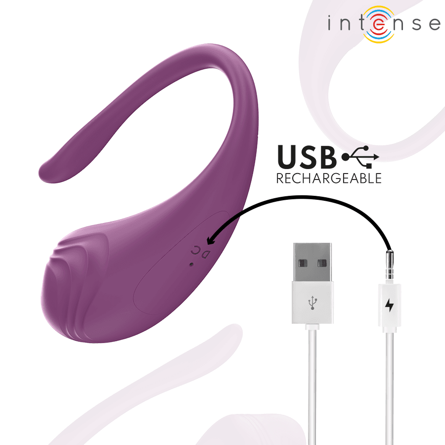 INTENSE - OLIVIA PURPLE VIBRATING EGG WITH REMOTE CONTROL thumb 8
