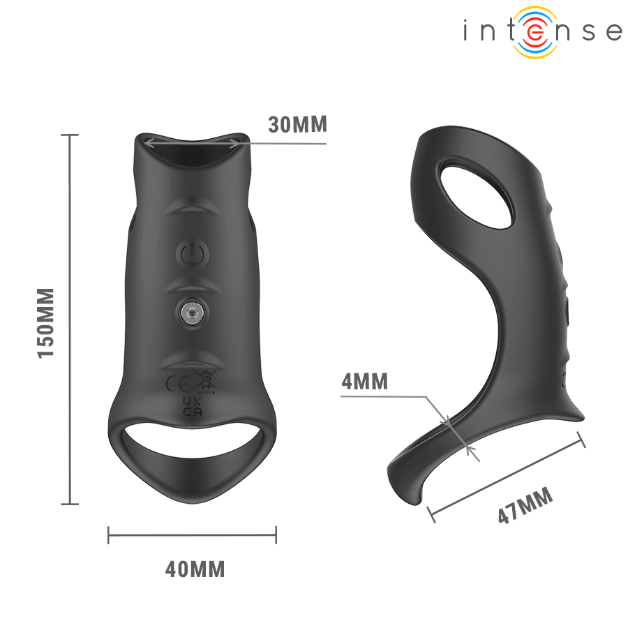 INTENSE - JEROME ADJUSTABLE VIBRATING PENIS RING MODEL 12 thumb 8