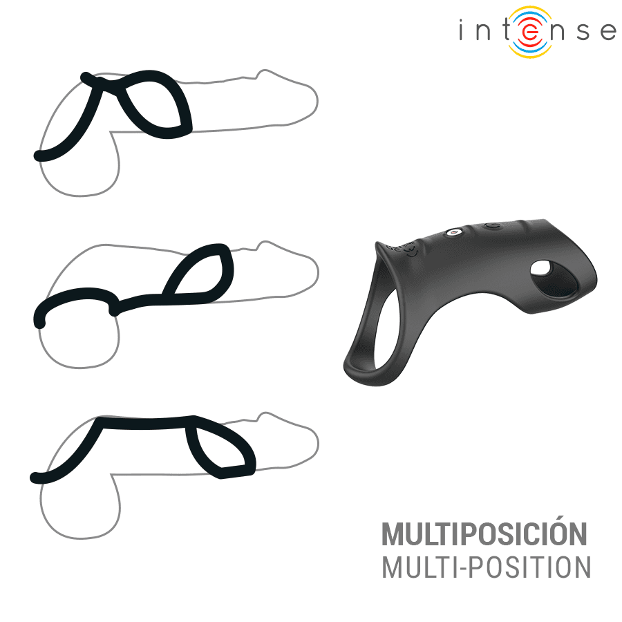 INTENSE - JEROME ADJUSTABLE VIBRATING PENIS RING MODEL 12 thumb 3