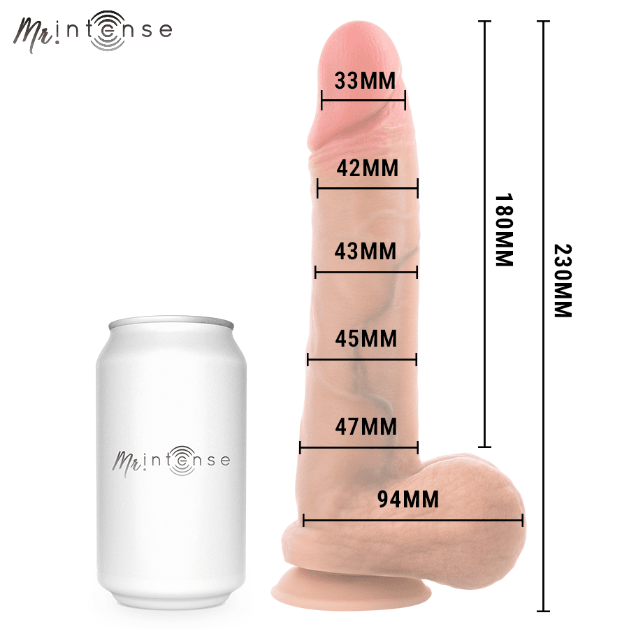 MR INTENSE - GARY L ULTRA-REALISTIC COCK WITH TESTICLES 23 CM - Ø- 4.7 CM thumb 5