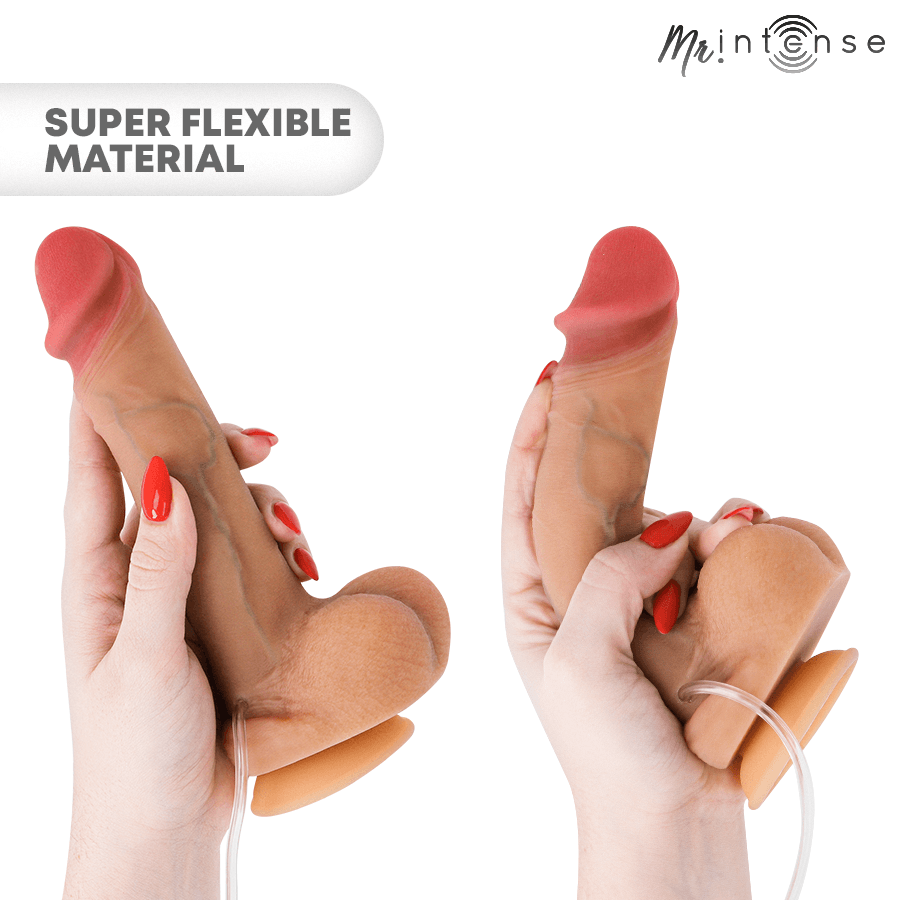 MR INTENSE - DANNY ULTRA-REALISTIC SQUIRTING COCK WITH TESTICLES 20.5 CM -Ø- 4 CM thumb 5