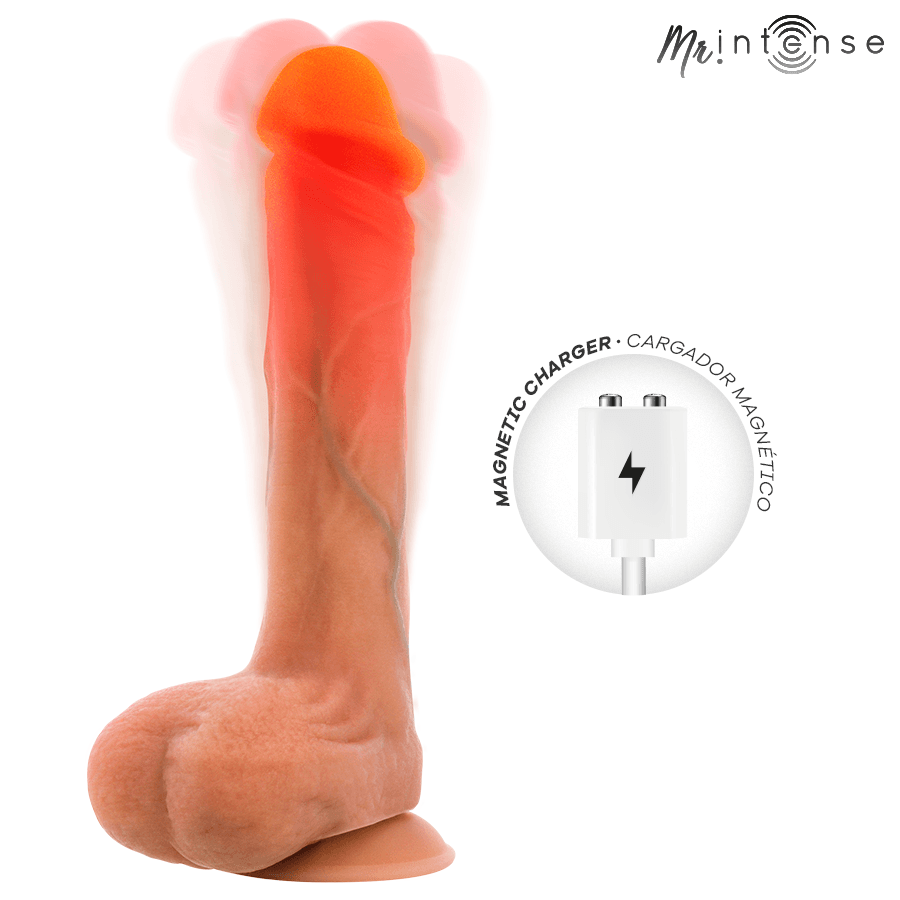 MR INTENSE - BRADLEY VIBRATOR DILDO WITH HEAT EFFECT AND REMOTE CONTROL 21 CM -Ø- 4.2 CM thumb 2