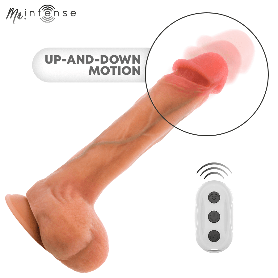 MR INTENSE - BRADLEY VIBRATOR DILDO WITH HEAT EFFECT AND REMOTE CONTROL 21 CM -Ø- 4.2 CM thumb 4