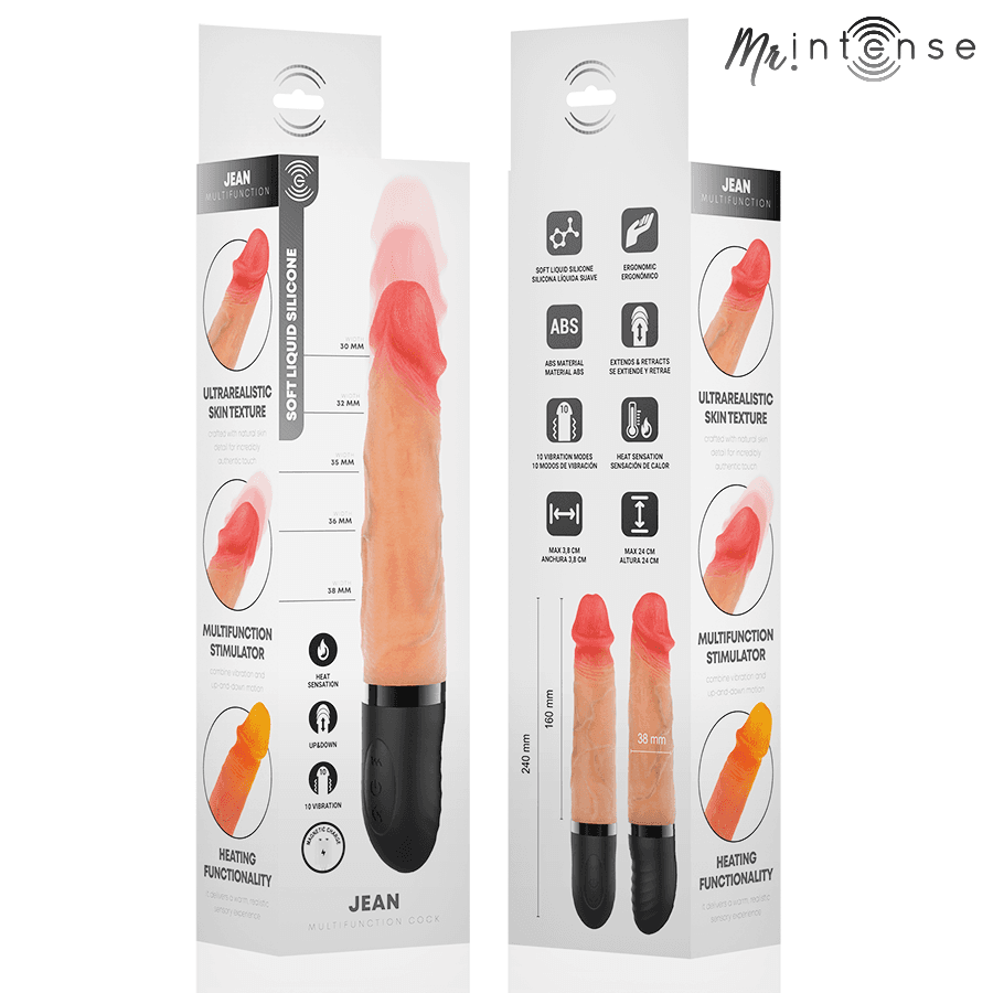 MR INTENSE - JEAN UP&DOWN VIBRATOR WITH HEAT EFFECT 24 CM -Ø- 3.8 CM thumb 7