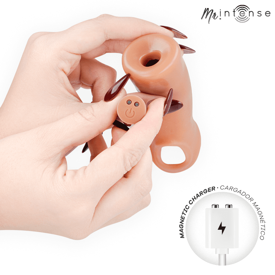 MR INTENSE - ARNOLD L ULTRA-REALISTIC VIBRATING PENIS SLEEVE REMOTE CONTROL 16 CM -Ø- 4.5 CM thumb 4